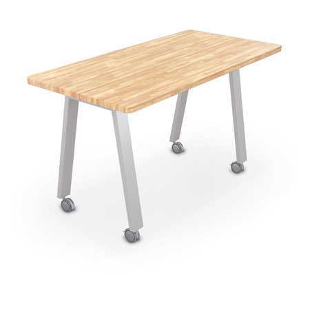 MOORECO Compass Makerspace Table 7236 – Butcher Block Top (36.6") 91715-D-BUTCHER